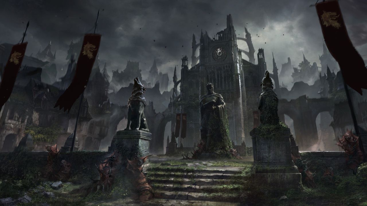Blizzard Diablo V. Hell has already won and the art goes darker still