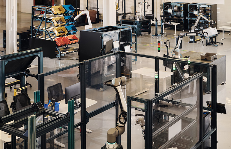 Vention Physical AI Lab. Where robot research meets the factory floor