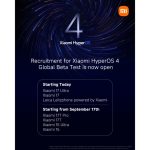 Xiaomi HyperOS 4. Beta sign-ups open for Global and EEA flagships