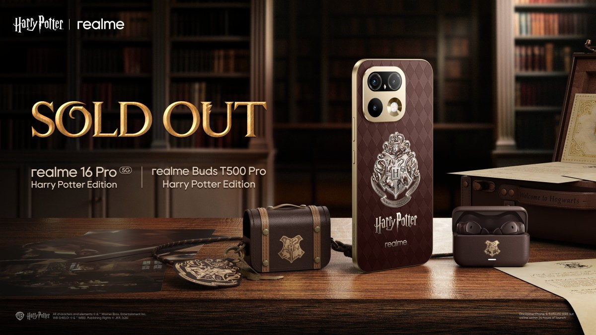 Realme 16 Pro 5G Harry Potter Edition. Hogwarts stock vanished in 24 hours