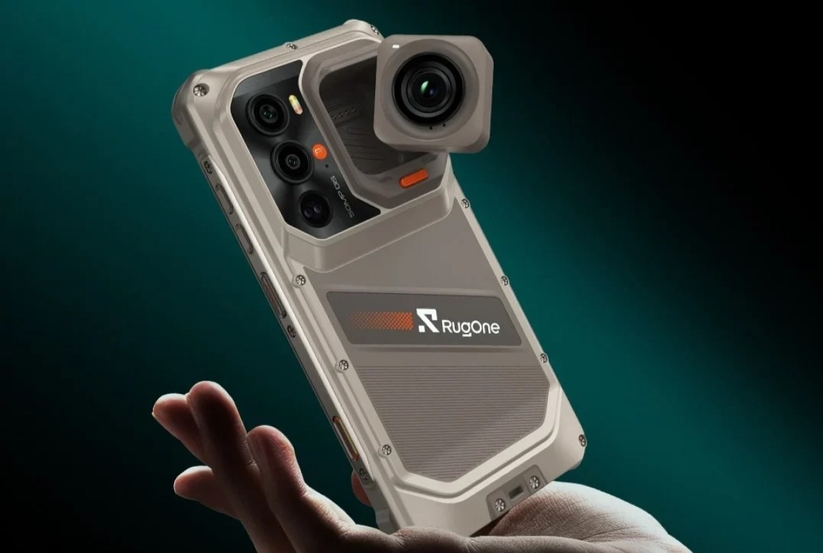 RugOne Xsnap 7 Pro. The rugged phone that snaps off its own action cam