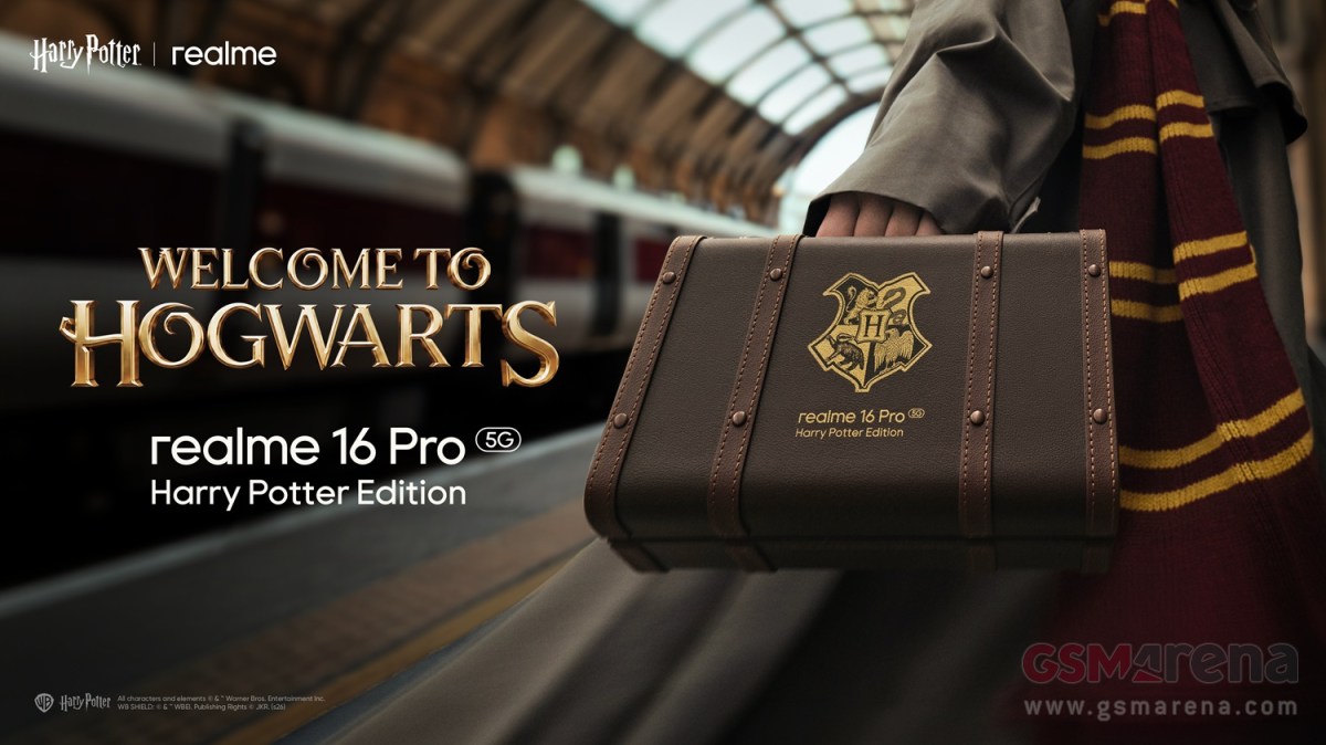 Realme 16 Pro Harry Potter Edition. Master Gold gets sorted into Hogwarts