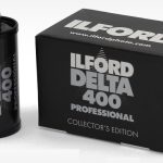 Ilford Delta 400 Professional Collector's Edition. A clearer base in black