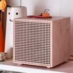 IKEA Badkruka. A boxy stay-at-home speaker with an optical input for the TV