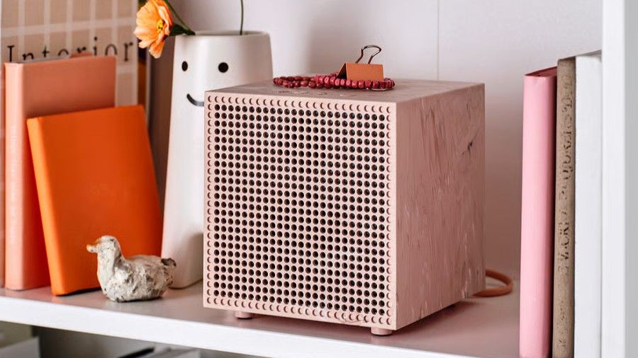 IKEA Badkruka. A boxy stay-at-home speaker with an optical input for the TV