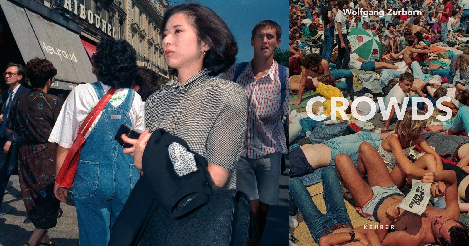 Wolfgang Zurborn Crowds. A lockdown dig through 1980s color negatives
