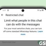 WhatsApp Restricted Chat. Locking a conversation to your main phone